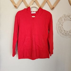 House Of Harlow 1960 Hooded Sweatshirt In Red Women's Size Small NWOT